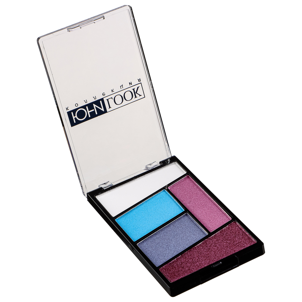 ЮНИLOOK Тени для век, 5-ти цветные 12г, 4 тона, ТВ-21, арт.№ 330-415