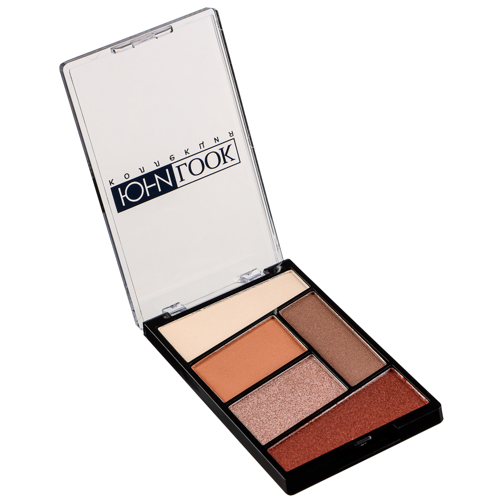ЮНИLOOK Тени для век, 5-ти цветные 12г, 4 тона, ТВ-21, арт.№ 330-415