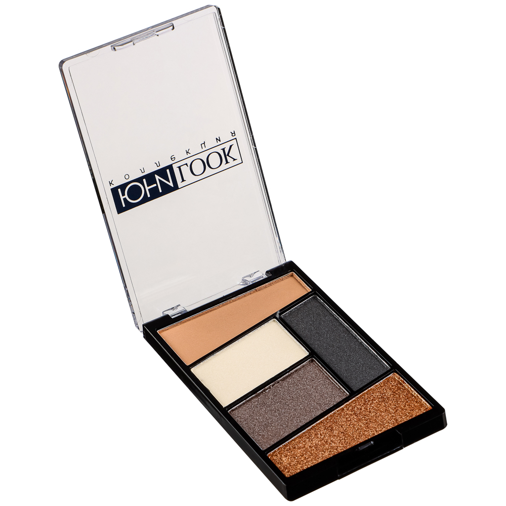 ЮНИLOOK Тени для век, 5-ти цветные 12г, 4 тона, ТВ-21, арт.№ 330-415