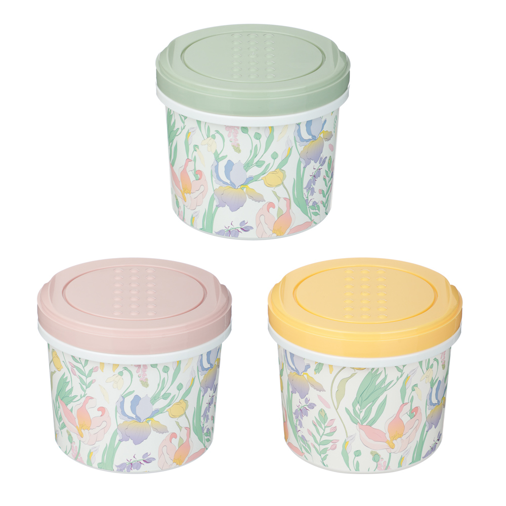 Ботаника Банка с завинчивающейся крышкой 0,7л, пластик, 3 цвета, арт.№ 861-565