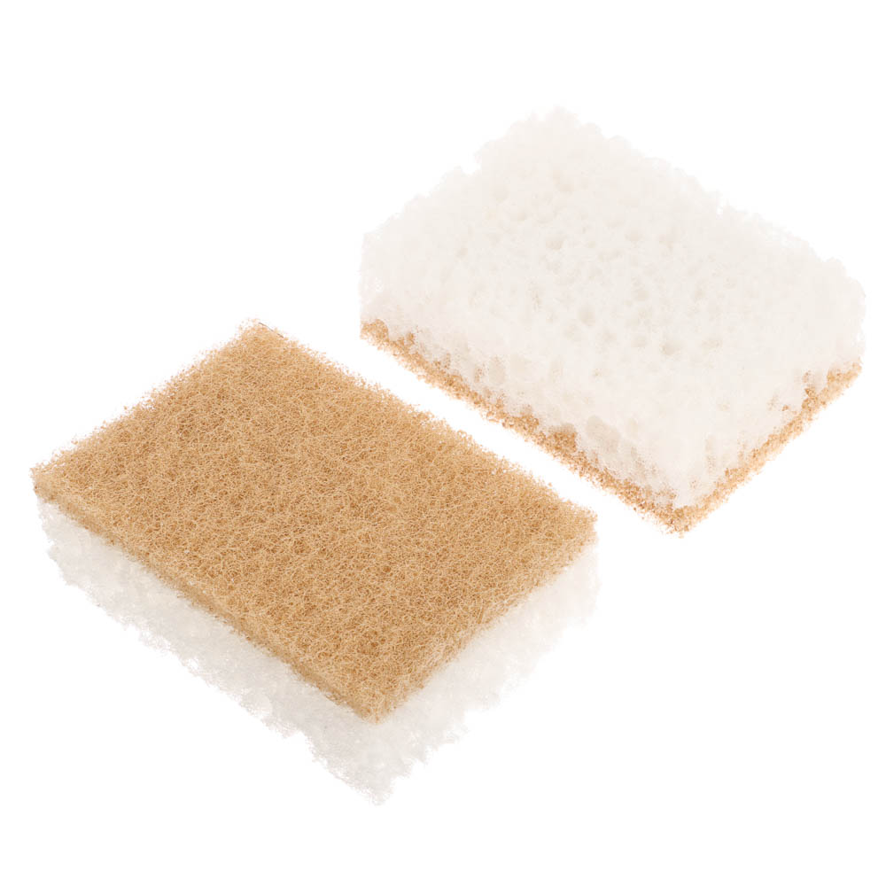 VETTA Набор губок для мытья посуды, 5 шт, 98x66x30мм, коралл белый, арт.№ 441-273