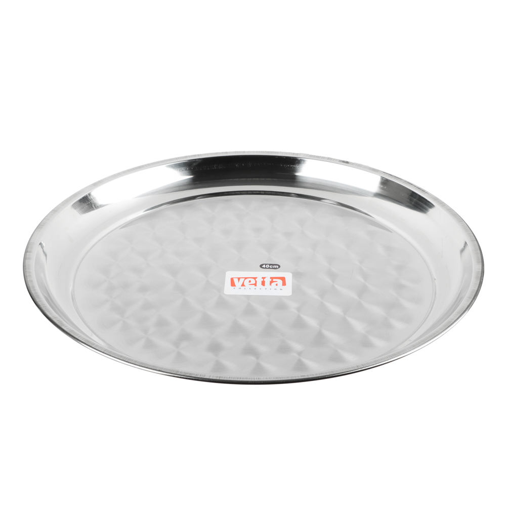 VETTA Поднос круглый 40см, нерж. сталь, арт.№ 833-028