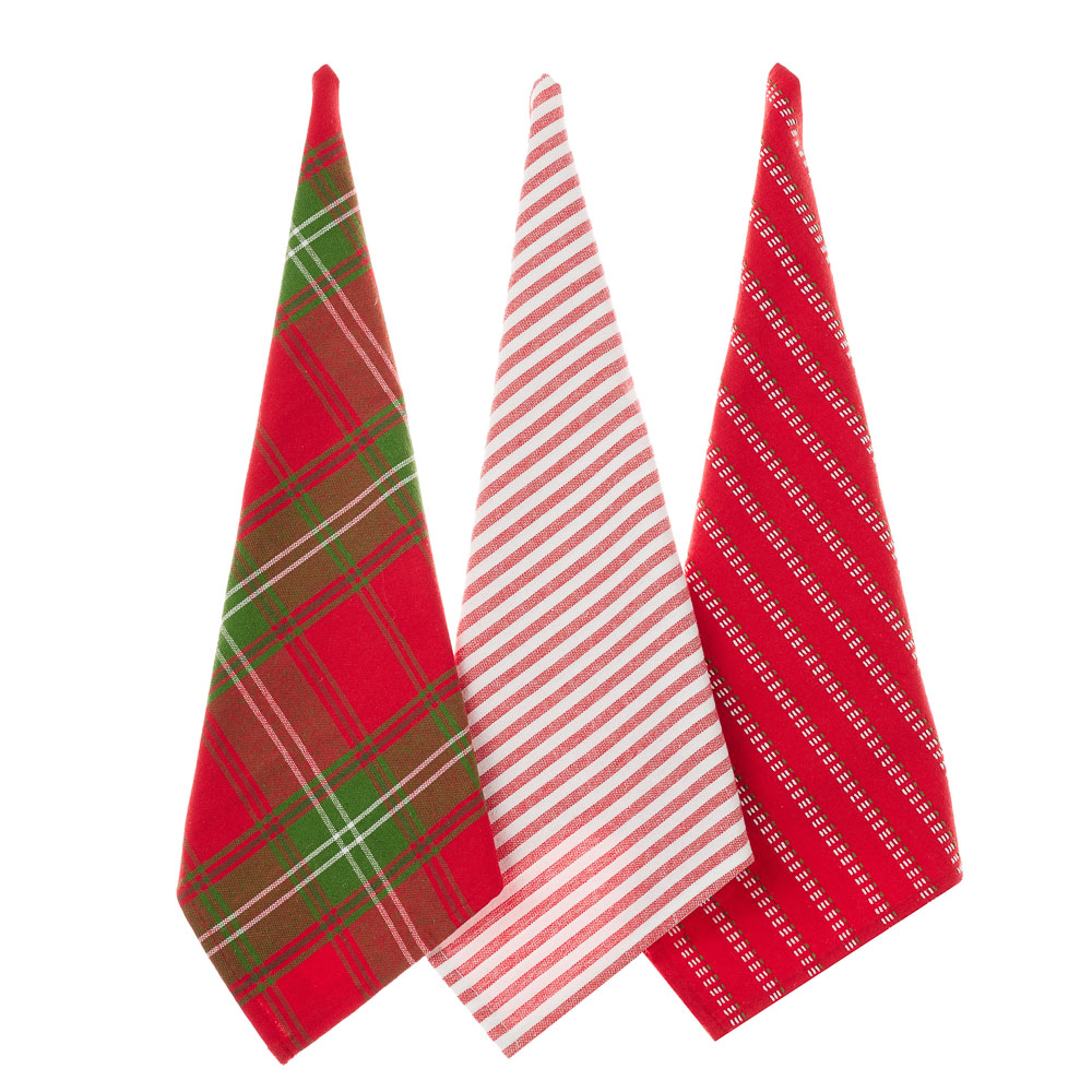 PROVANCE Винтер Полотенце кухонное в наборе 3шт., 100% хлопок, 38х64см, арт.№ 492-175