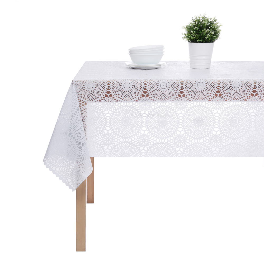 PROVANCE Скатерть ПВХ "Ажурная", 137х140см, 6 дизайнов, арт.№ 479-274