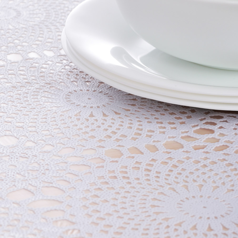 PROVANCE Скатерть ПВХ "Ажурная", 137х140см, 6 дизайнов, арт.№ 479-274