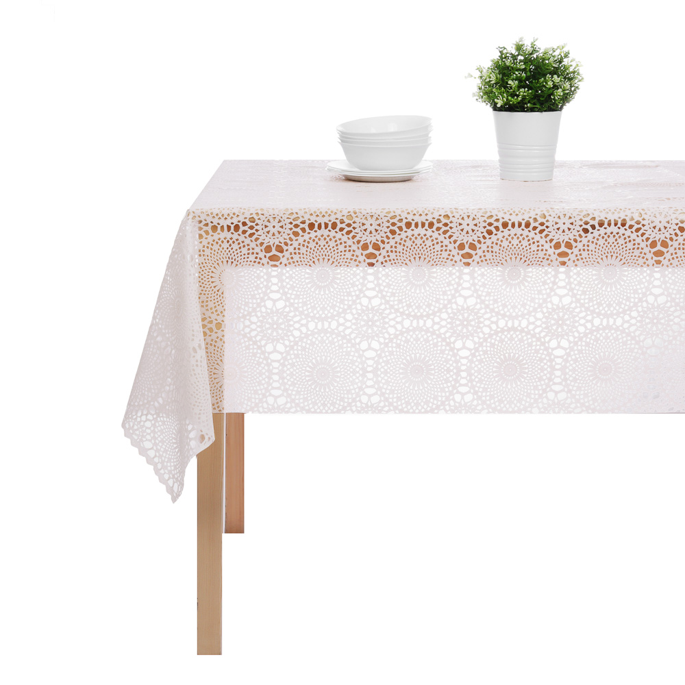 PROVANCE Скатерть ПВХ "Ажурная", 137х140см, 6 дизайнов, арт.№ 479-274