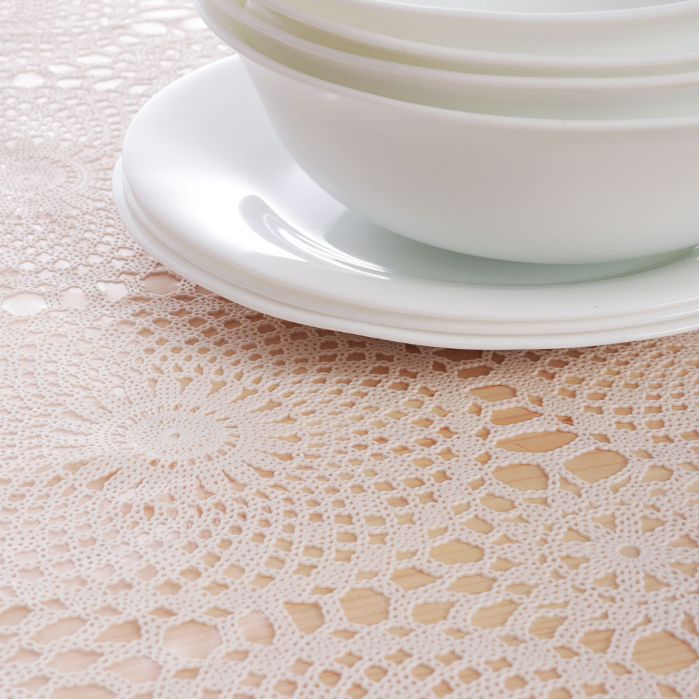 PROVANCE Скатерть ПВХ "Ажурная", 137х140см, 6 дизайнов, арт.№ 479-274