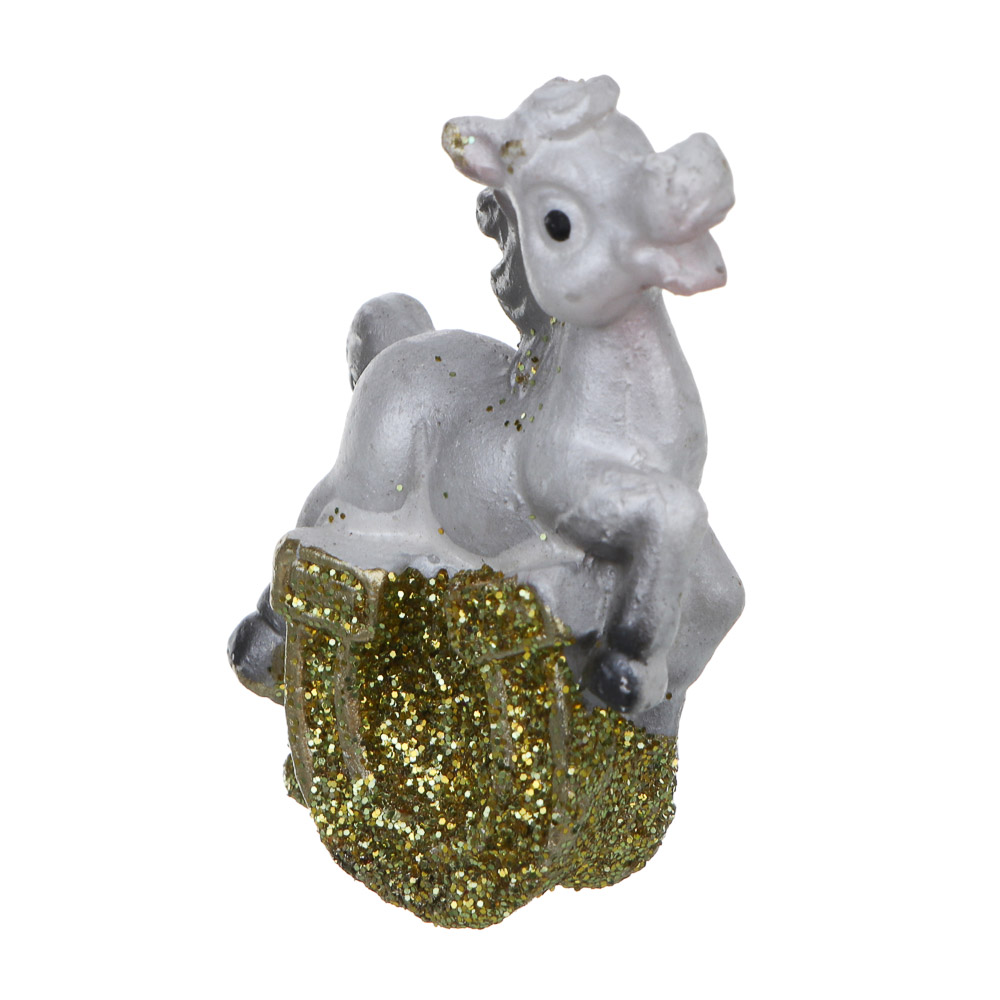 СНОУ БУМ Фигурка лошадки 3x1.5x4 см, полистоун, 4 вида, арт.№ 398-859