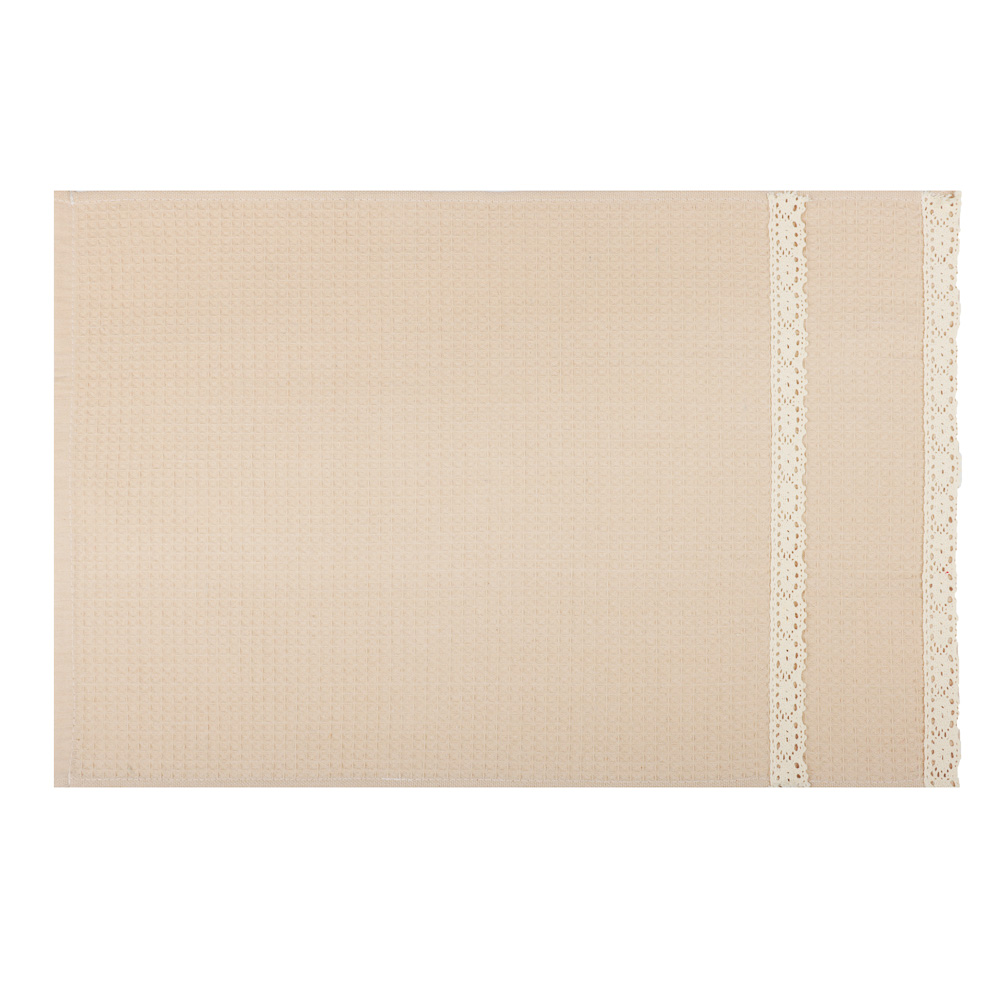 PROVANCE Дейзи Полотенце кухонное с кружевом, 80% хлопок, 20% полиэстер, 38х60см, 3 цвета, арт.№ 488-148