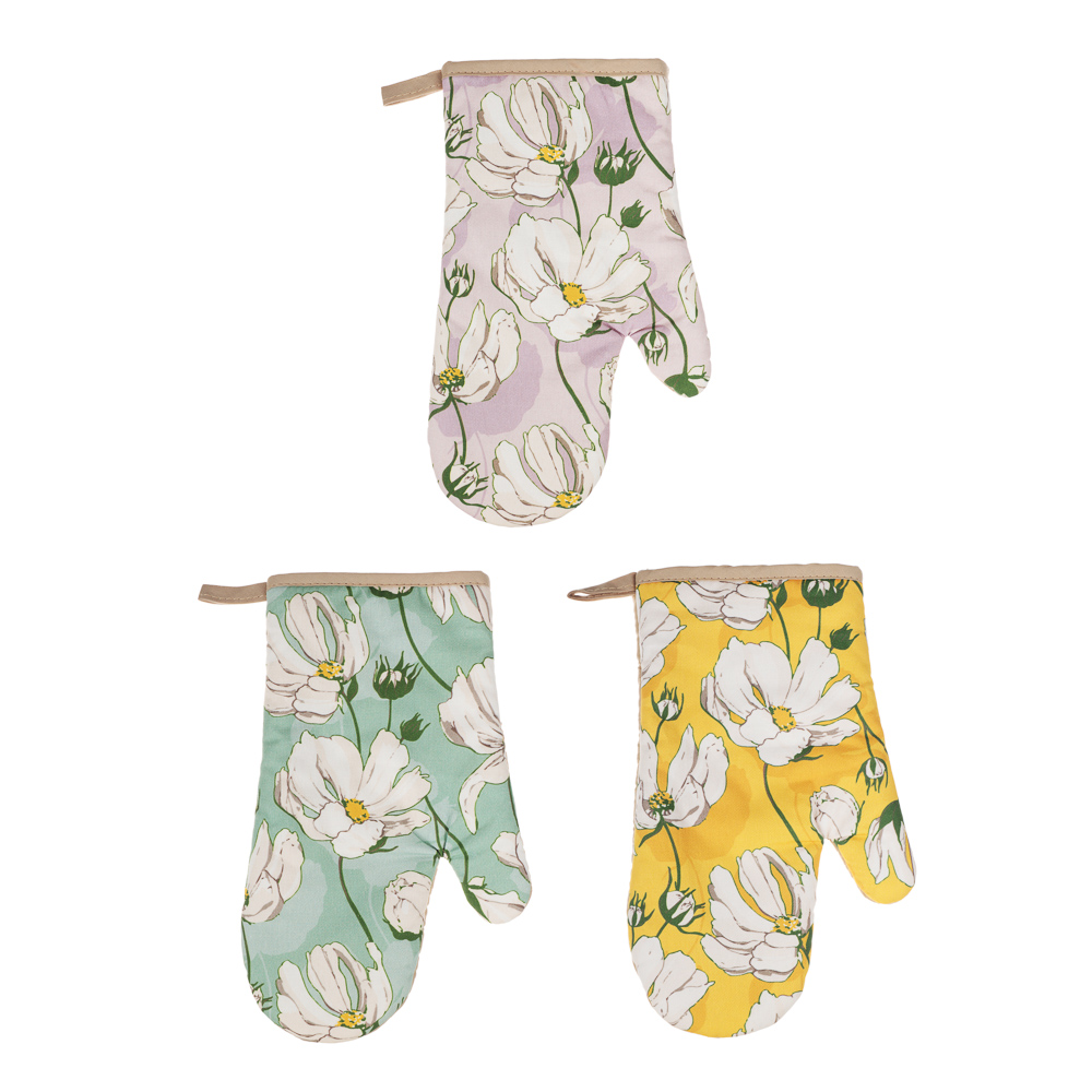 PROVANCE Дейзи Прихватка-варежка, 100% хлопок, 18х28см, 3 дизайна, арт.№ 488-150