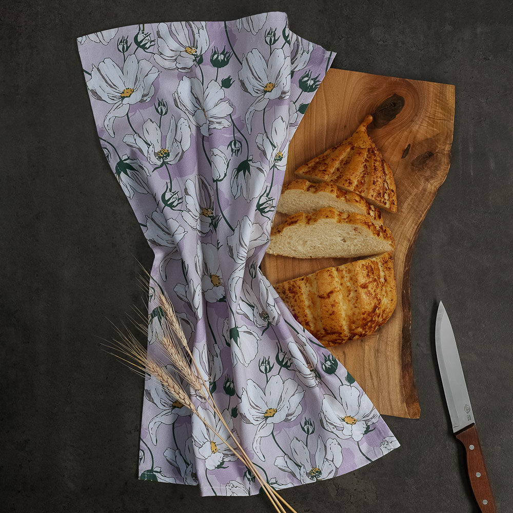 PROVANCE Дейзи Полотенце кухонное, 100% хлопок, 40х60см, 3 дизайна, арт.№ 488-151