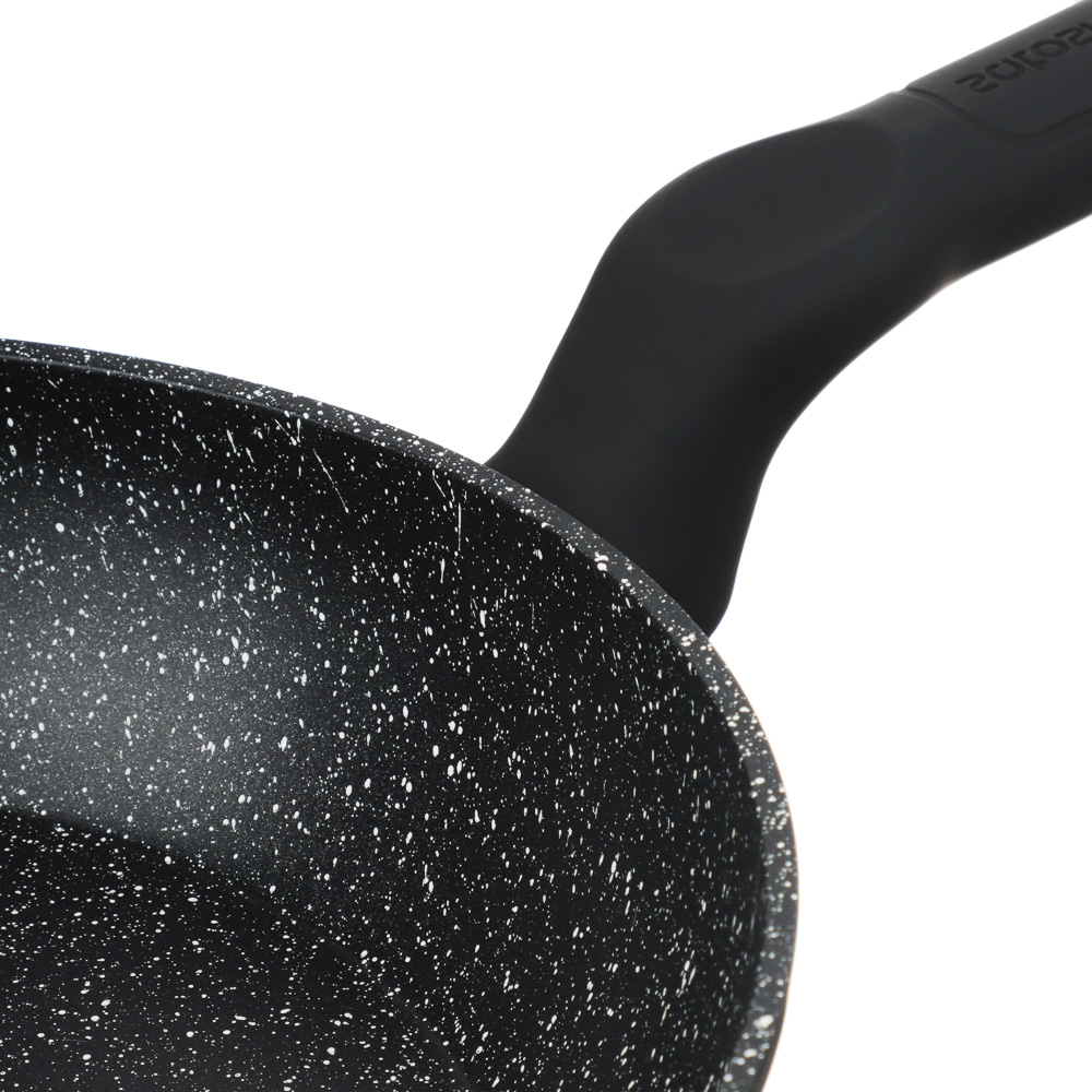 SATOSHI Стоун Сковорода литая d28см, антипригарное покрытие Мрамор, индукция, арт.№ 846-443