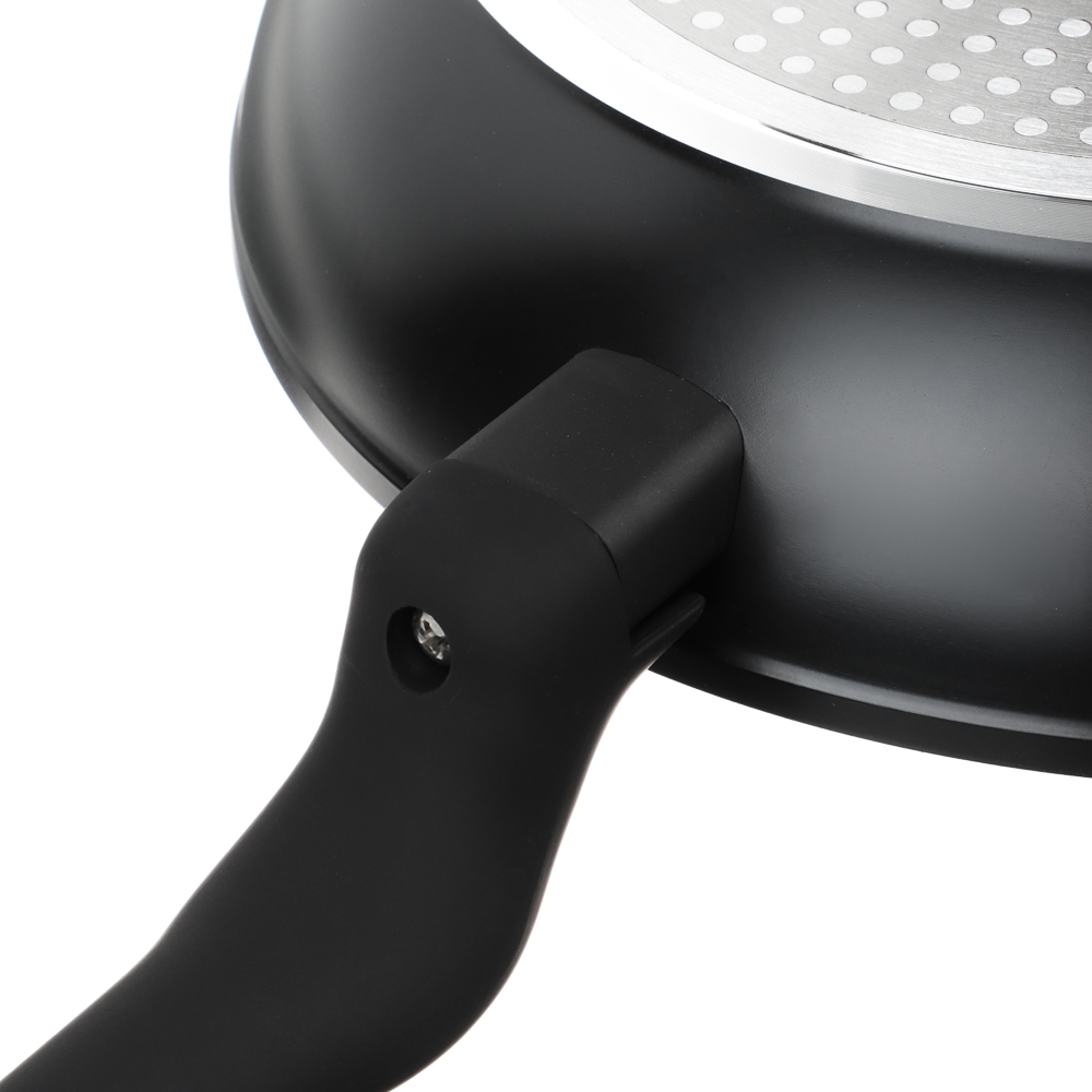 SATOSHI Стоун Сковорода литая d28см, антипригарное покрытие Мрамор, индукция, арт.№ 846-443