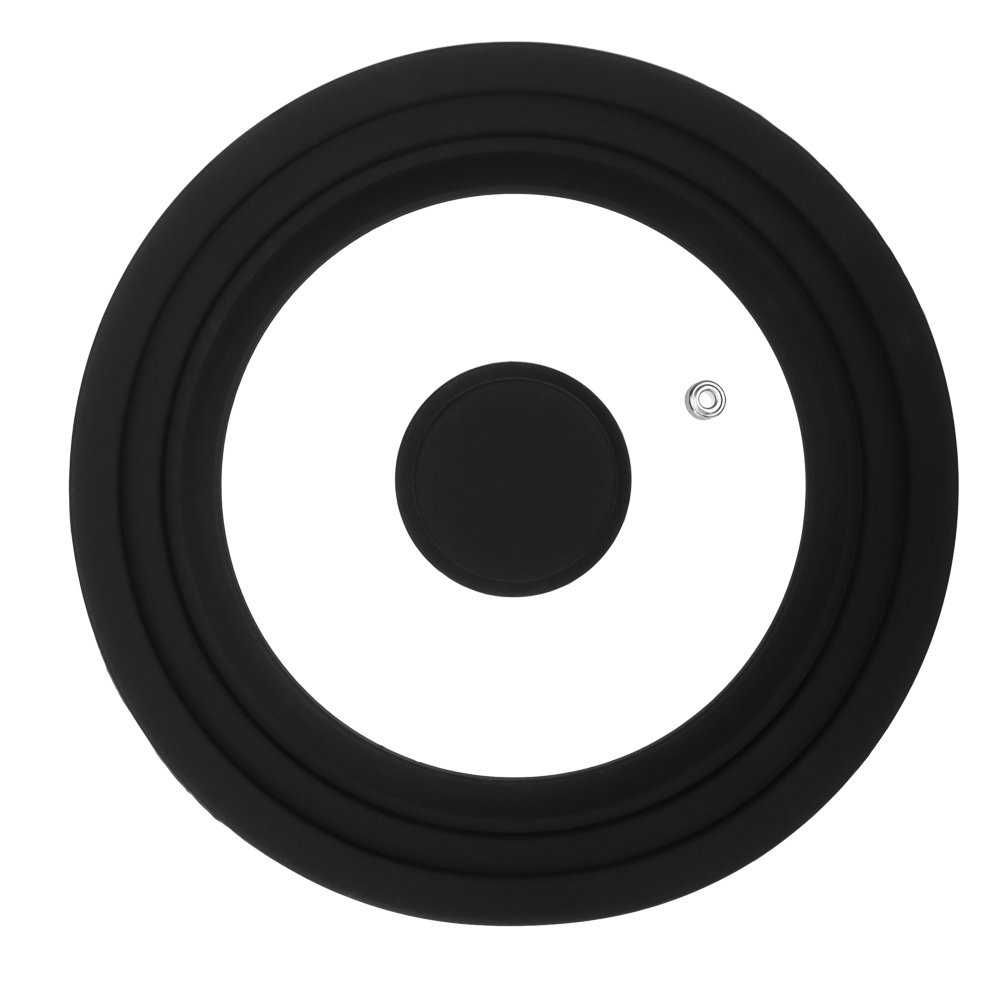 SATOSHI Крышка универсальная стекло/силикон с ручкой, 16-18-20см, арт.№ 848-073