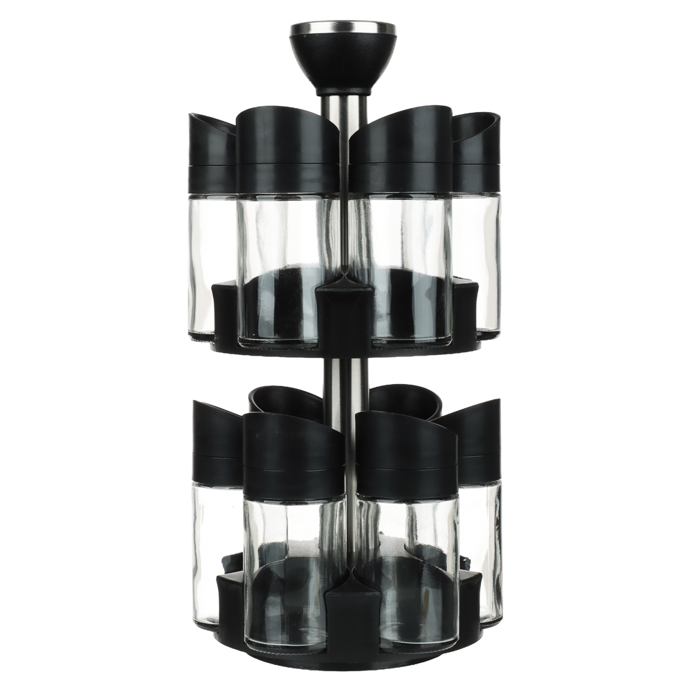 Набор банок для специй,  12 предметов, двухуровневый, арт.№ 828-358