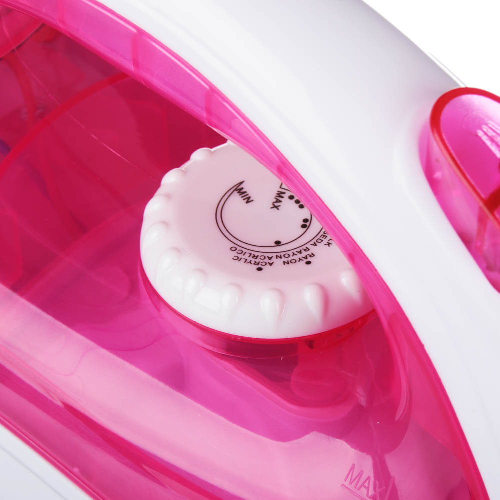 LEBEN Утюг с отпаривателем 1200 Вт, подошва - антипригарное покрытие, прозрачный корпус, арт.№ 249-006