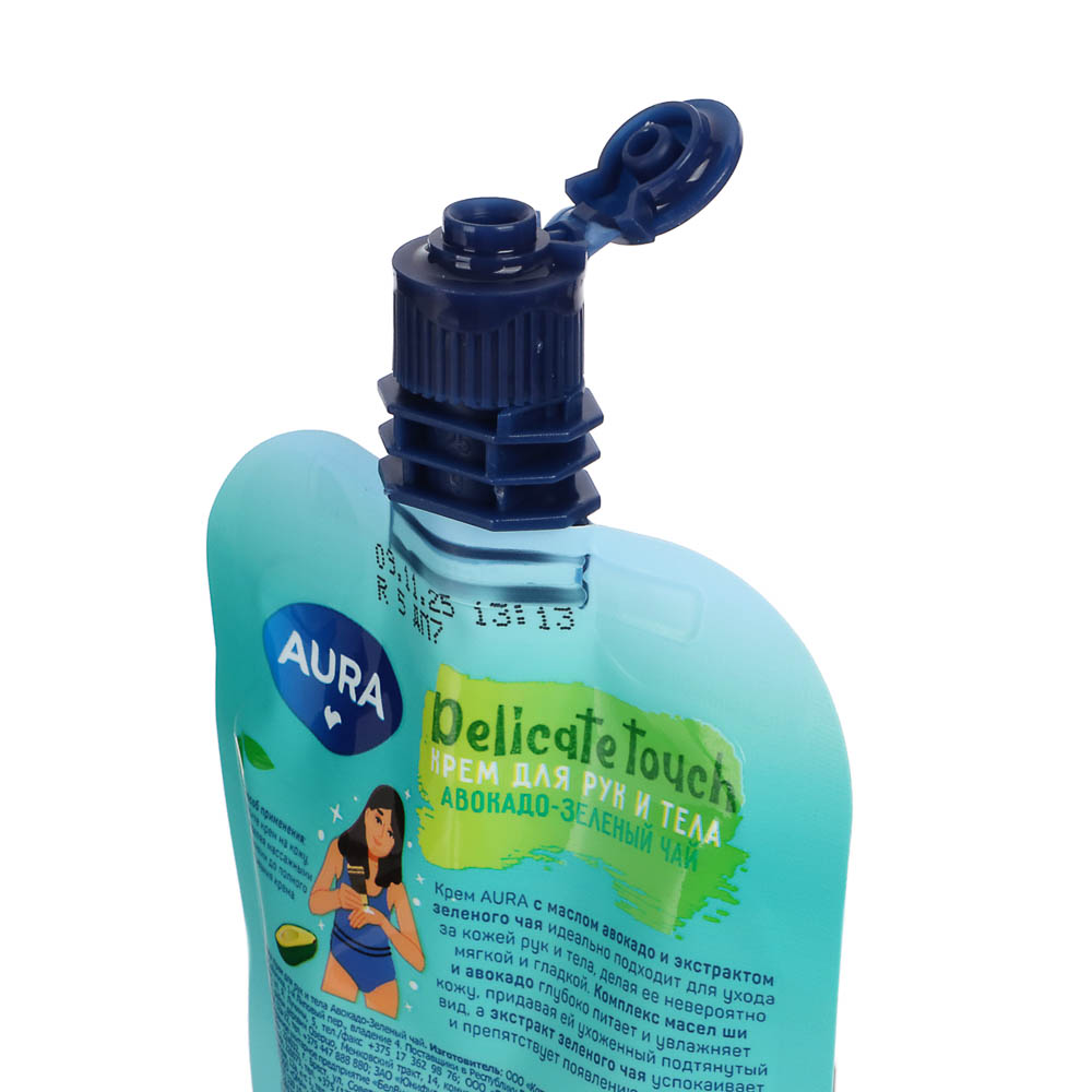 Подарочный набор женский:Крем д/рук и тела Aura,100мл+Детокс-гель д/умывания MIRYOKU,100мл, арт.№ 937-176