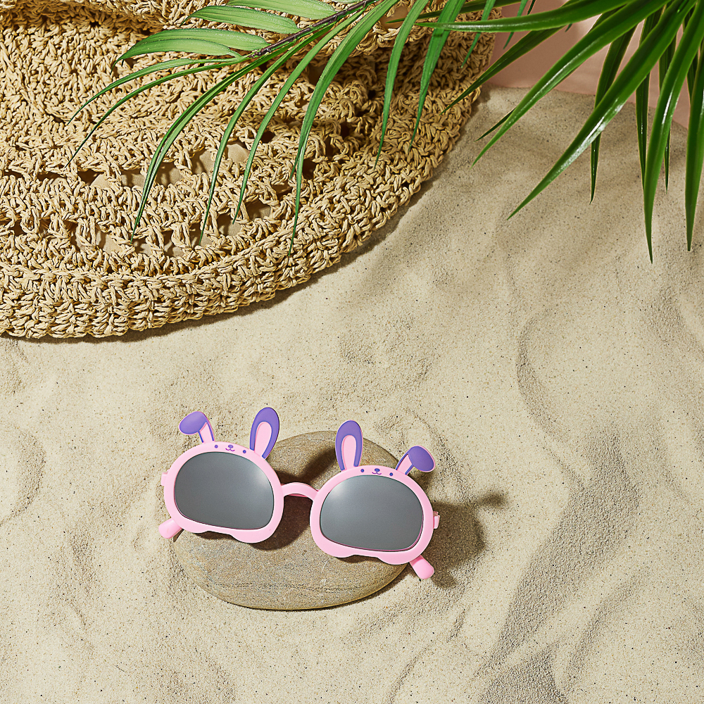 GALANTE Очки солнцезащитные детские, пластик, 127x35мм, 6 цветов, арт.№ 304-007