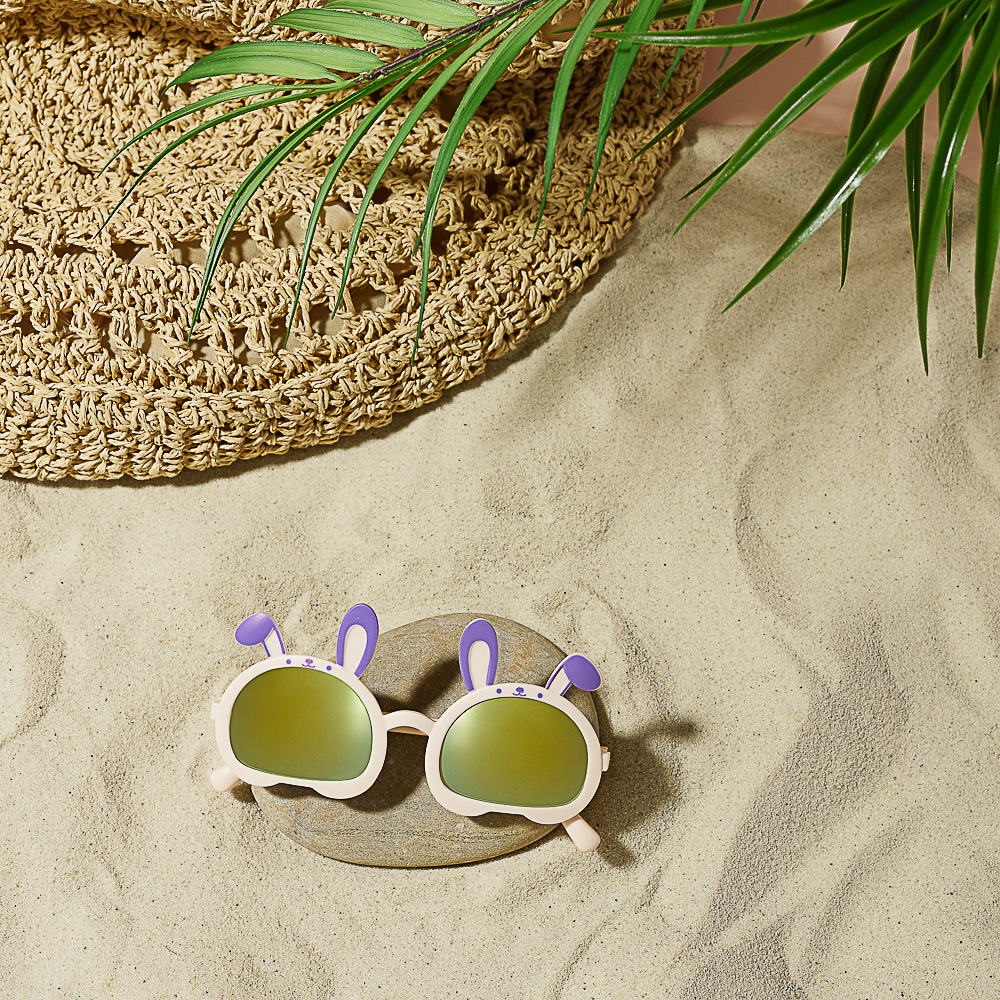 GALANTE Очки солнцезащитные детские, пластик, 127x35мм, 6 цветов, арт.№ 304-007