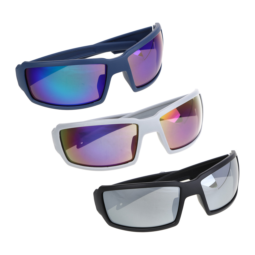 GALANTE Очки солнцезащитные, пластик, 144x41мм, 3 цвета, арт.№ 304-008