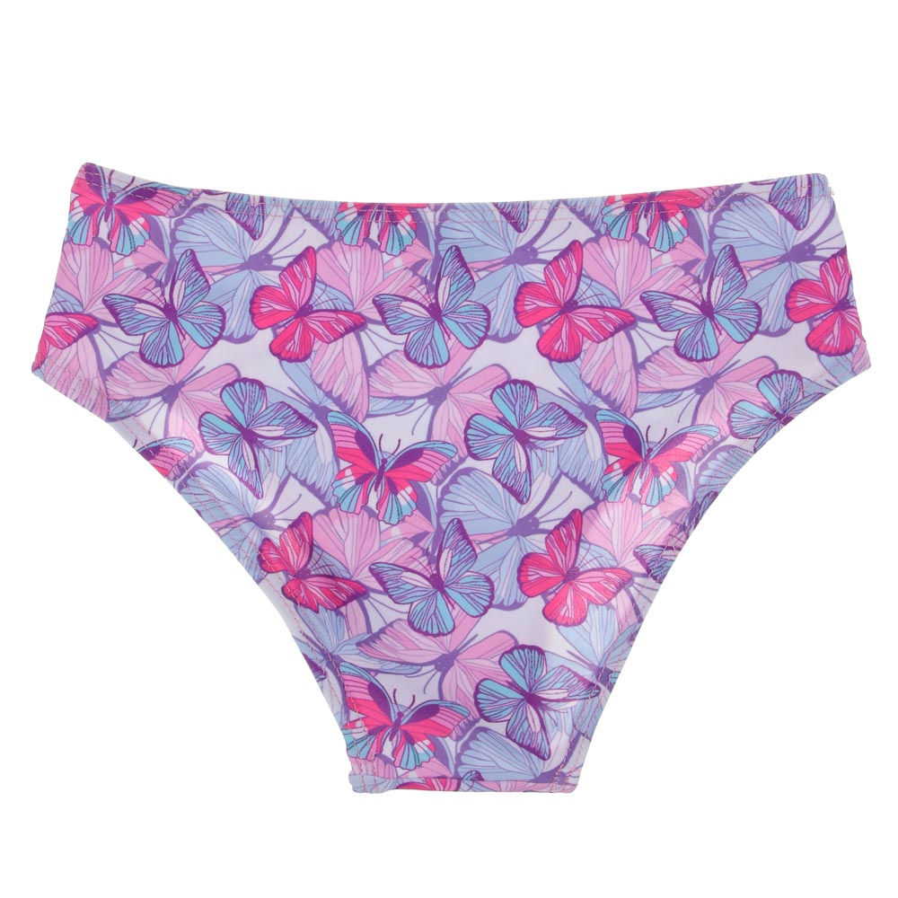 GALANTE Бабочки Купальник для девочки раздельный, р-р 98-104, 82% полиэстер, 18% эластан, арт.№ 331-025