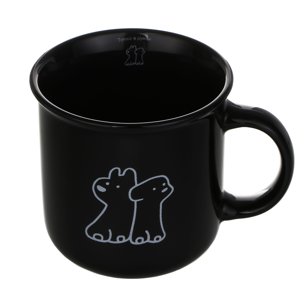 Кружка, 9,5x12x8,6 см, керамика, 2 цвета, арт.№ 531-099