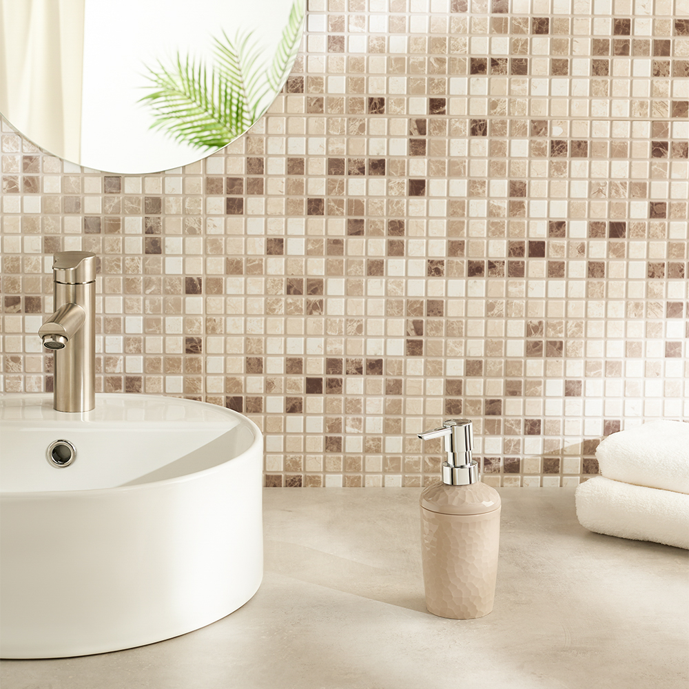 Диспенсер для мыла "Tule" 350мл, бежевый, арт.№ 463-420