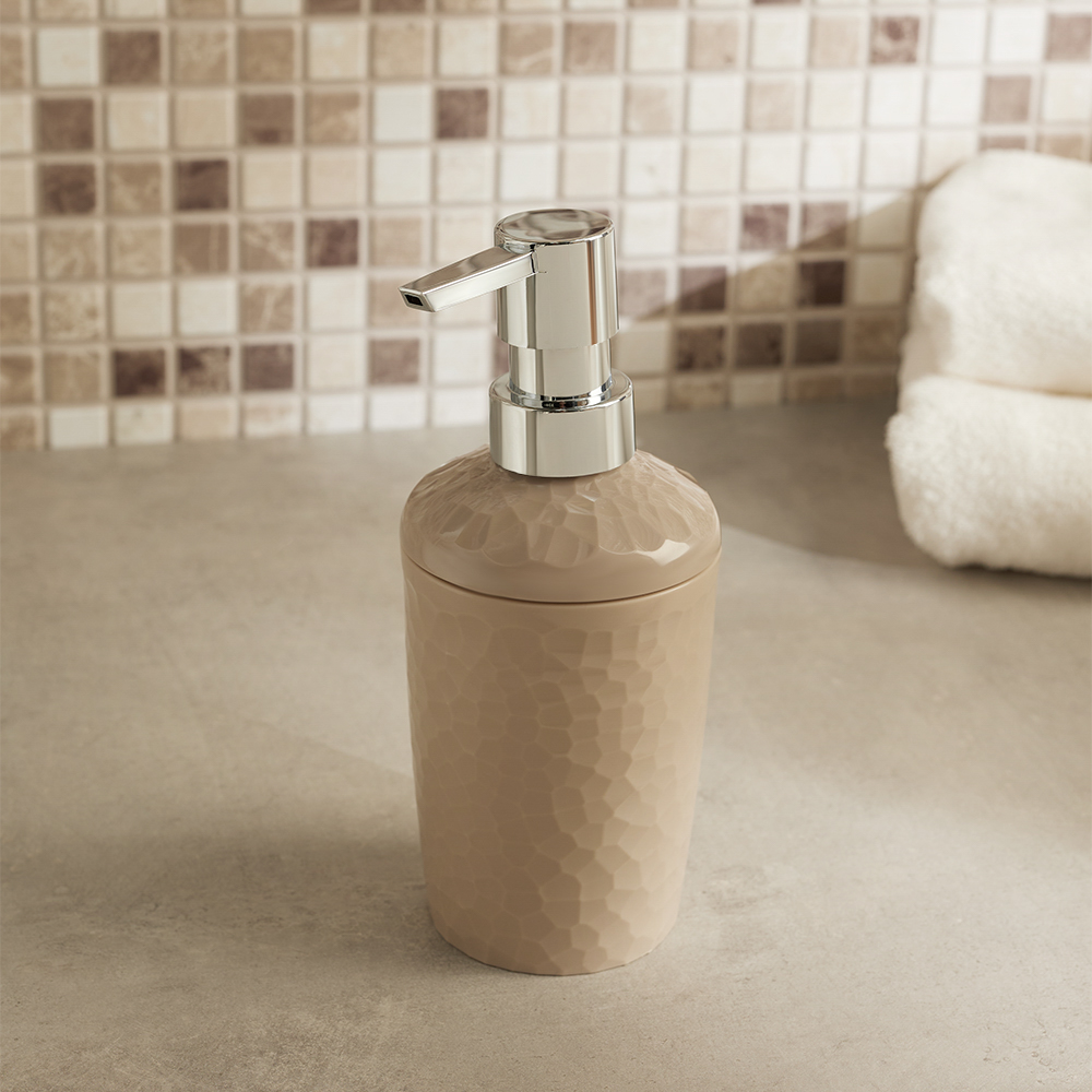 Диспенсер для мыла "Tule" 350мл, бежевый, арт.№ 463-420