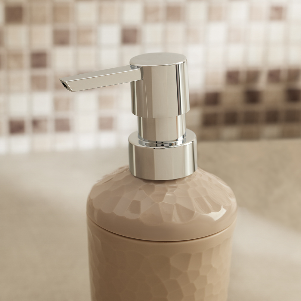 Диспенсер для мыла "Tule" 350мл, бежевый, арт.№ 463-420