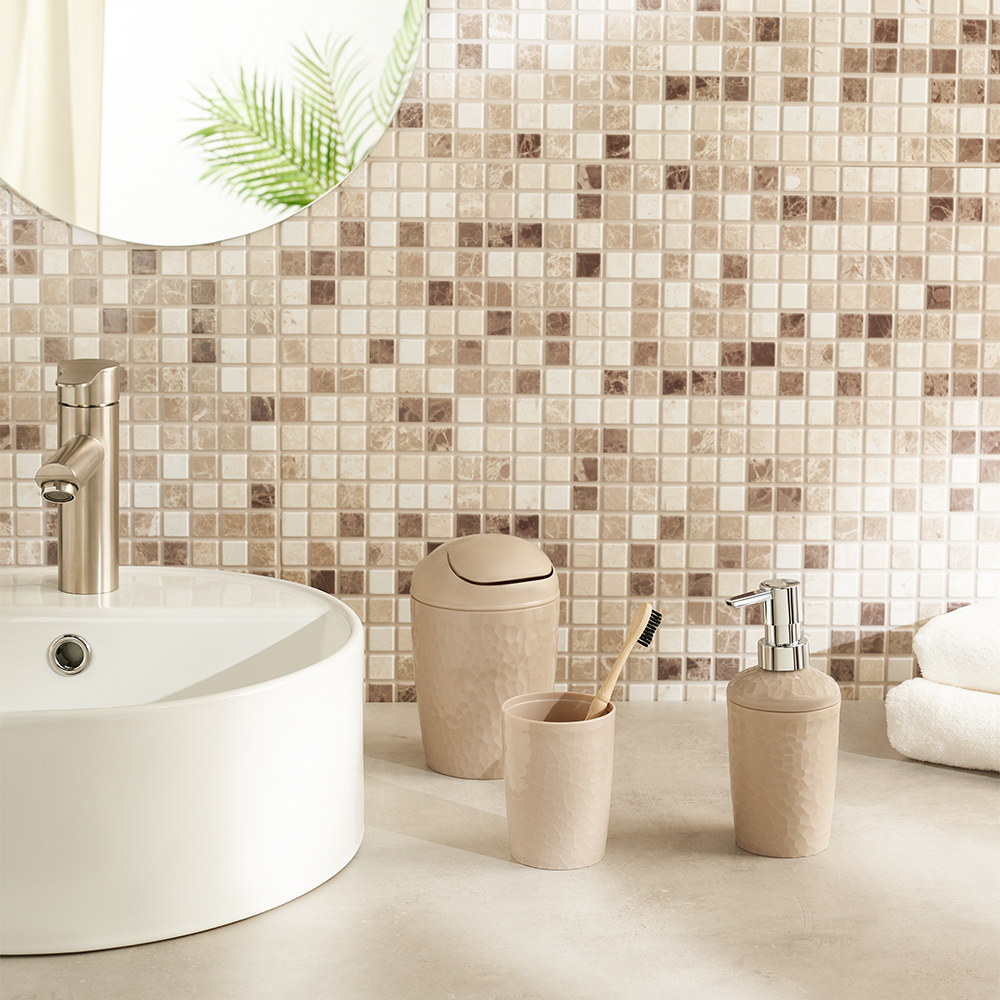 Диспенсер для мыла "Tule" 350мл, бежевый, арт.№ 463-420