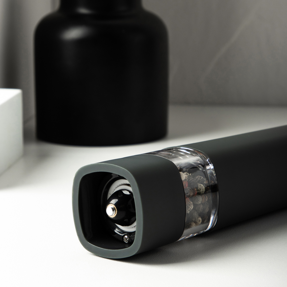 SATOSHI Мельница для специй электрическая 20, 5 см, пластик/акрил/силикон, MG707D, арт.№ 827-086