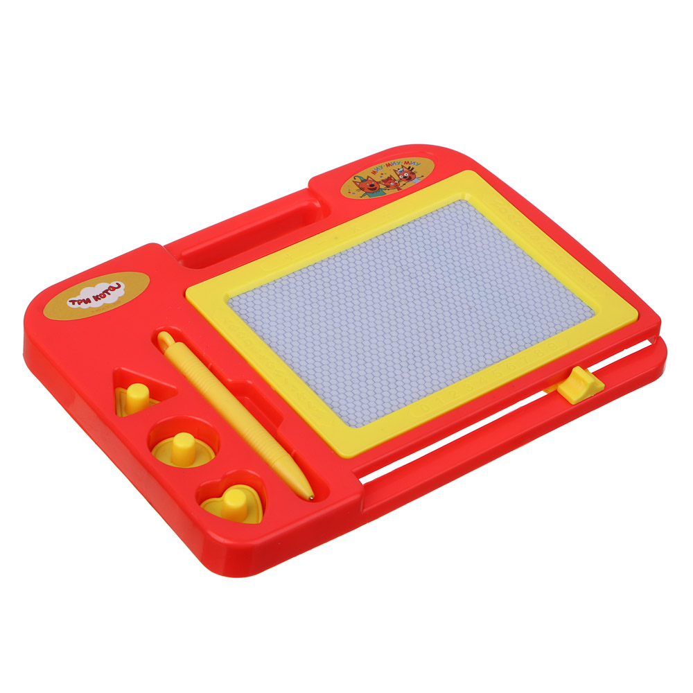 ИГРОЛЕНД Доска магнитная для рисования "ТРИ КОТА", 21,5х15,8х1,7 см, пластик, арт.№ 280-019