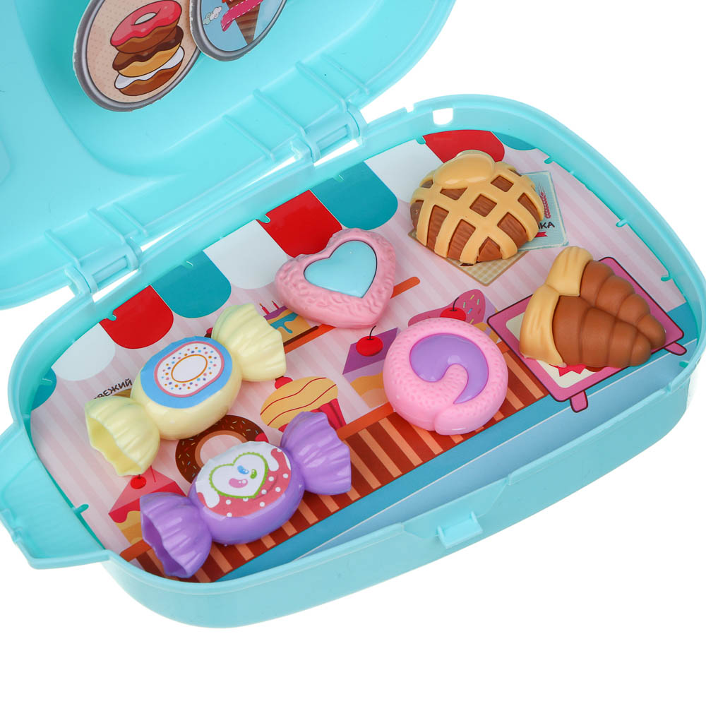 ИГРОЛЕНД Набор игровой в чемодане, мини, PP, ABS, картон, 12х6х18,5 см, 3 дизайна, арт.№ 294-207