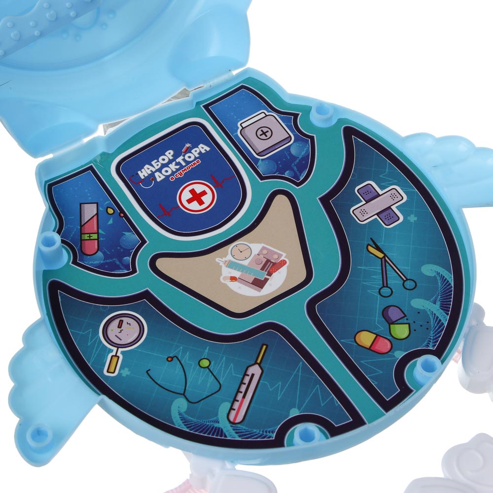 ИГРОЛЕНД Набор доктора в сумочке, PP, ABS, 17х6х15,5 см, 2 диз, арт.№ 294-209