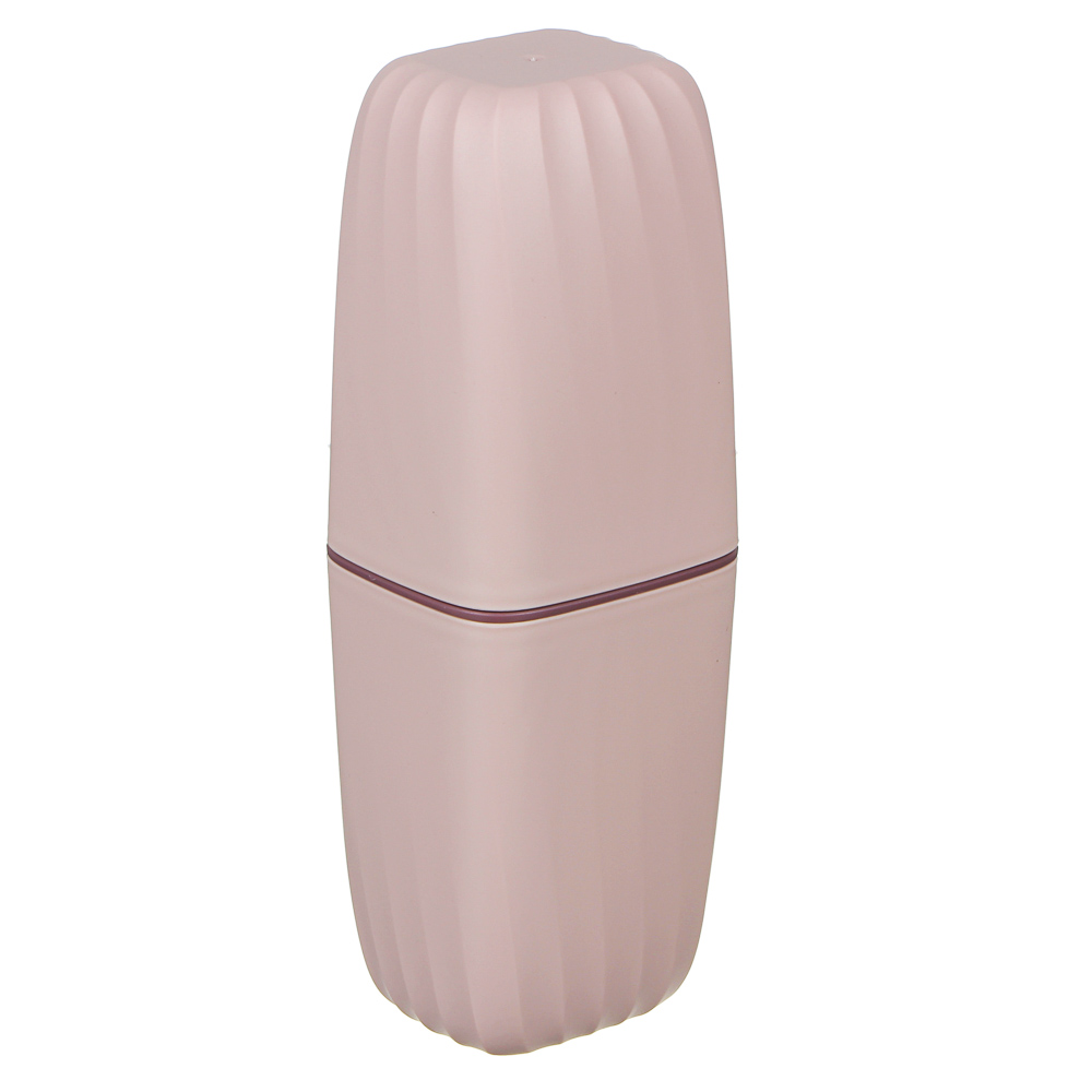 Футляр для зубных щеток и пасты тм VETTA, полипропилен, 5х5х20см, 3 цвета, арт.№ 478-109