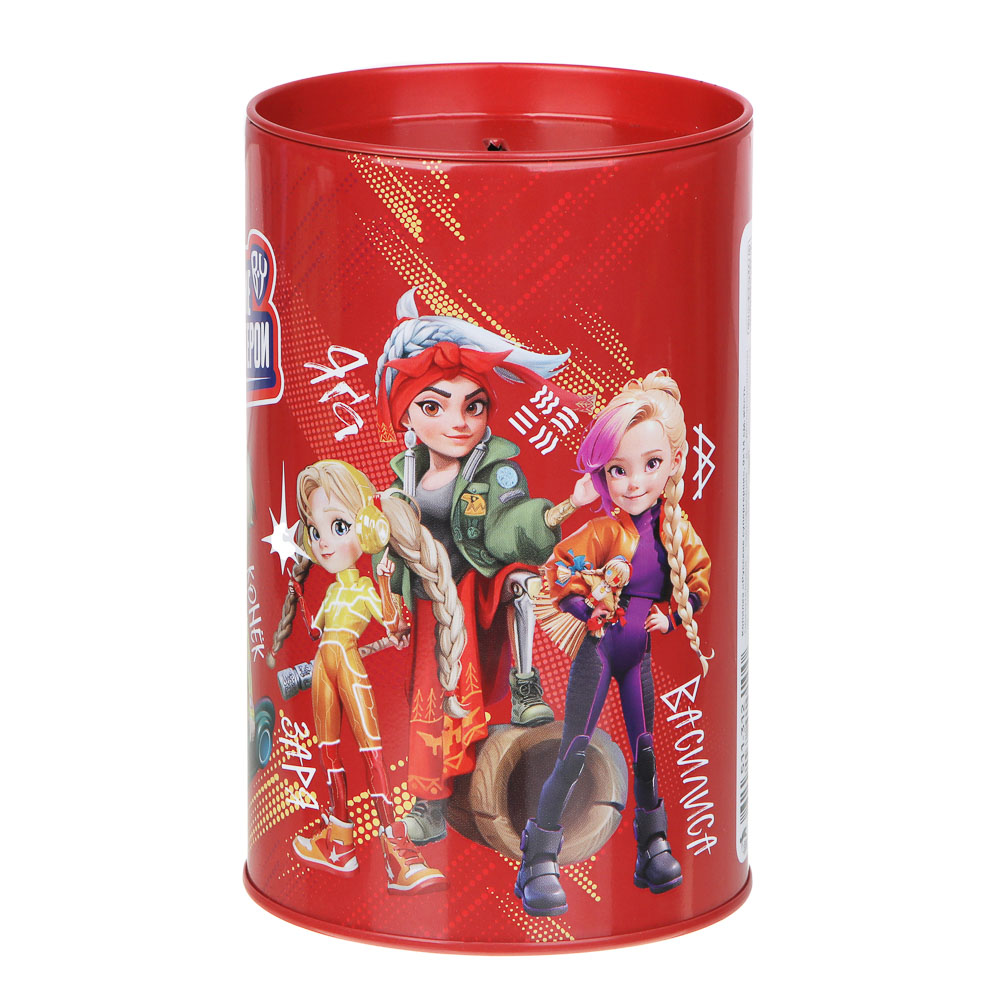 Копилка "Русские супергерои", 9x14 см, жесть, арт.№ 511-312