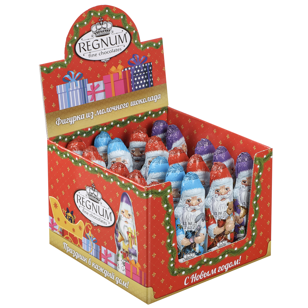 Шоколадная фигурка Дед Мороз REGNUM 25г, арт.№ 347-508