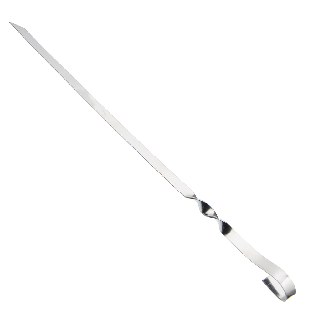 Шампур плоский 410х10х1.5мм, нерж. зерк. сталь, арт. Ш4, арт.№ 103-008