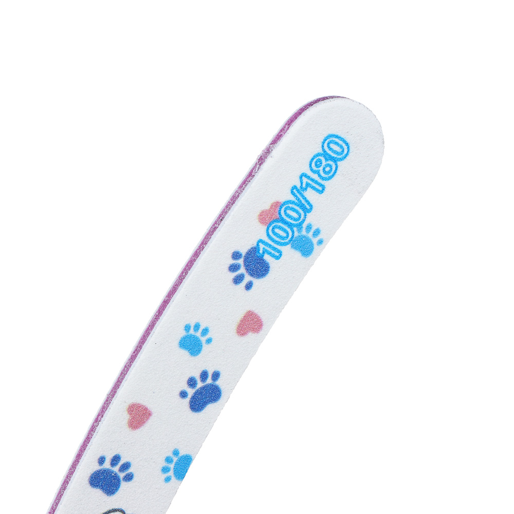 Пилка шлифовальная тм ЮL2-х сторонняя, 100/180 грит, ЭВА, пластик, 17,8 см, 2 формы, арт.№ 305-460