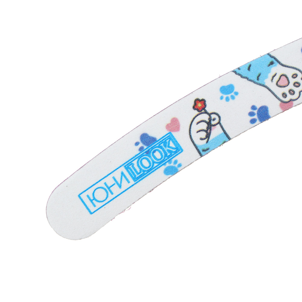 Пилка шлифовальная тм ЮL2-х сторонняя, 100/180 грит, ЭВА, пластик, 17,8 см, 2 формы, арт.№ 305-460