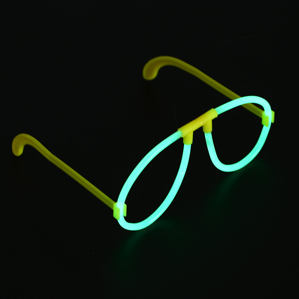 Неоновые очки, ширина очков 15см, пластик, 4 цвета, арт.№ 544-041