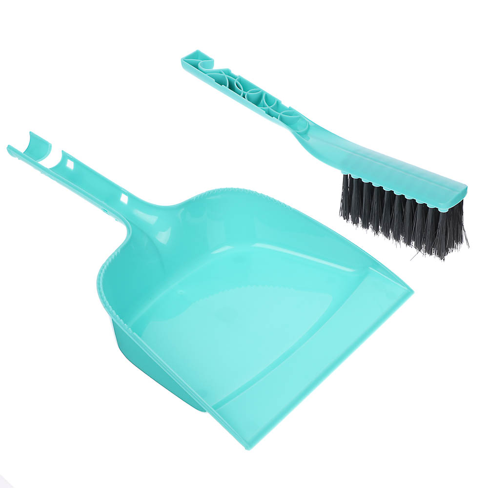 Набор для уборки с щеткой и совком тм VETTA Практик, пластик, 29х19,5х6см, арт.№ 445-365