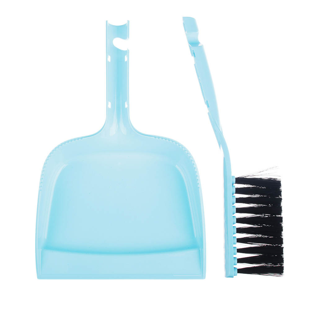 Набор для уборки с щеткой и совком тм VETTA Практик, пластик, 29х19,5х6см, арт.№ 445-365