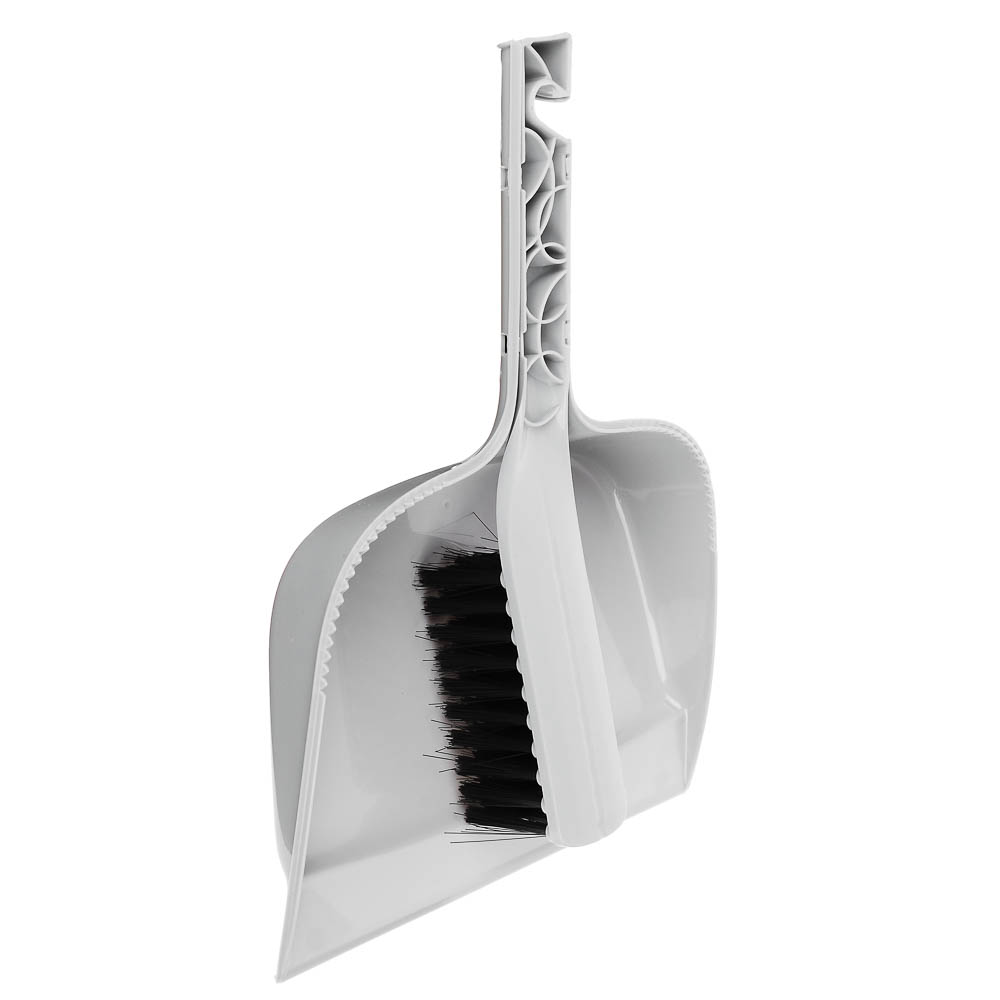 Набор для уборки с щеткой и совком тм VETTA Практик, пластик, 29х19,5х6см, арт.№ 445-365