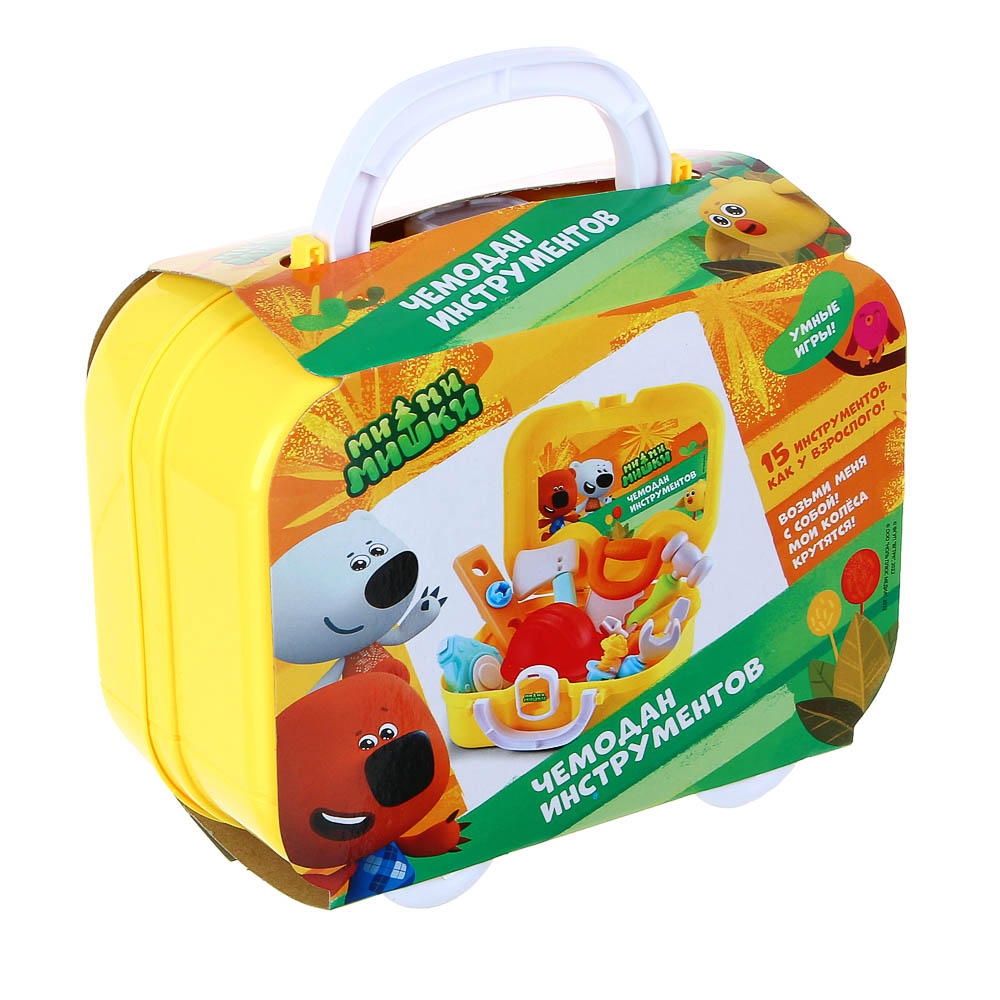 МИМИМИШКИ Набор инструментов, 15 предметов, 3 наклейки, ABS, бумага, арт.№ 490-079