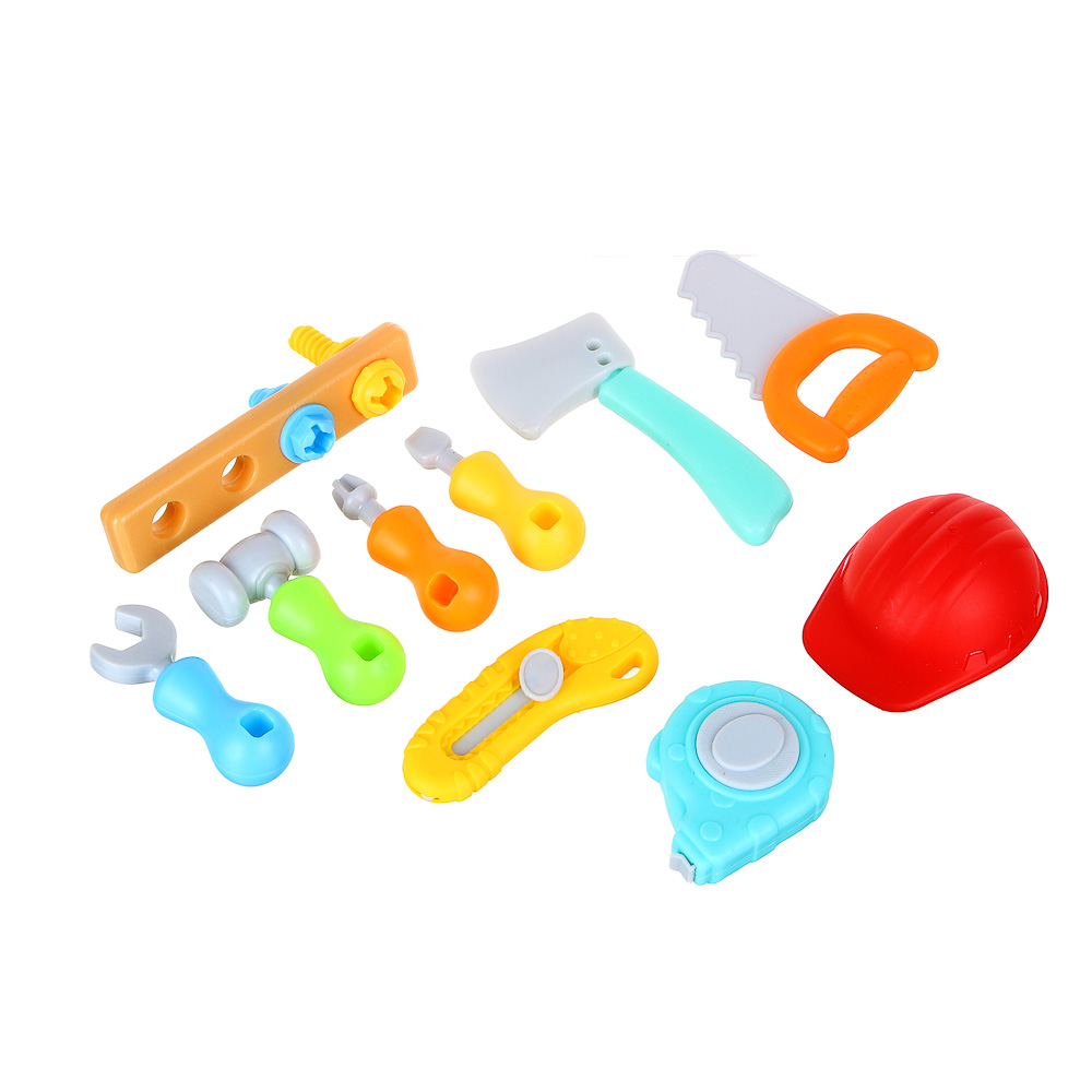 МИМИМИШКИ Набор инструментов, 15 предметов, 3 наклейки, ABS, бумага, арт.№ 490-079