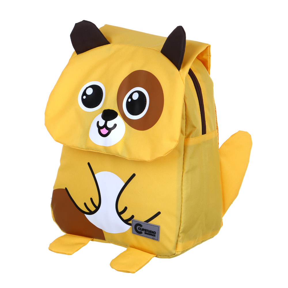 Рюкзак мини в форме собаки, 34х27х11см, 1 отделение на молнии, клапан на липучке, ПЭ, арт.№ 254-692