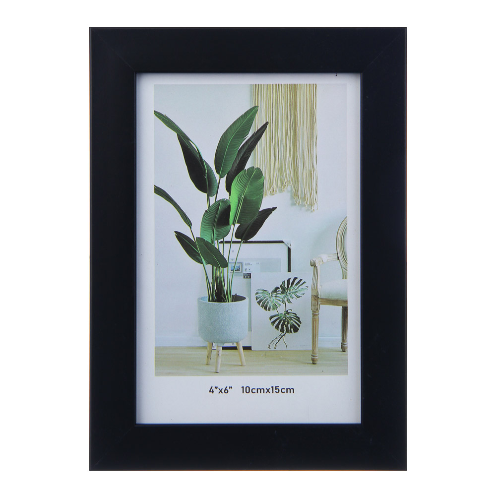 Фоторамка, 10x15 см, пластик, 2 цвета, арт.1, арт.№ 520-929