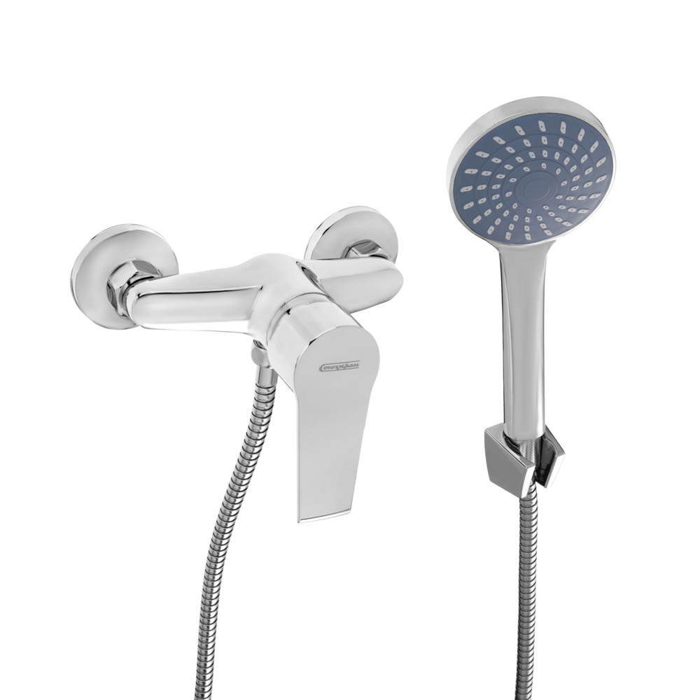 СоюзКран Смеситель для душа с душ. набором, керам. картридж 40мм, хром, цинк, SК04-N112, арт.№ 567-106