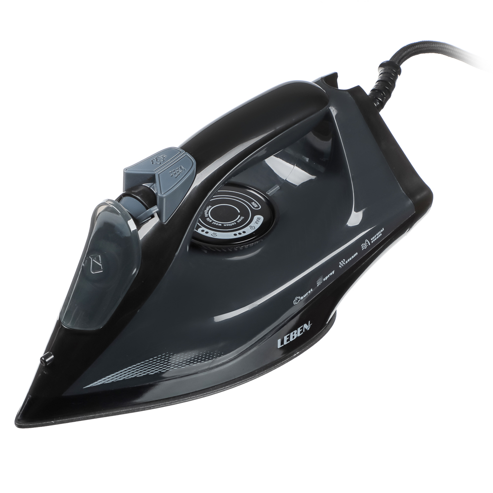 LEBEN Утюг 1800ВТ Вертикальное отпаривание тефлон, арт.№ 249-055
